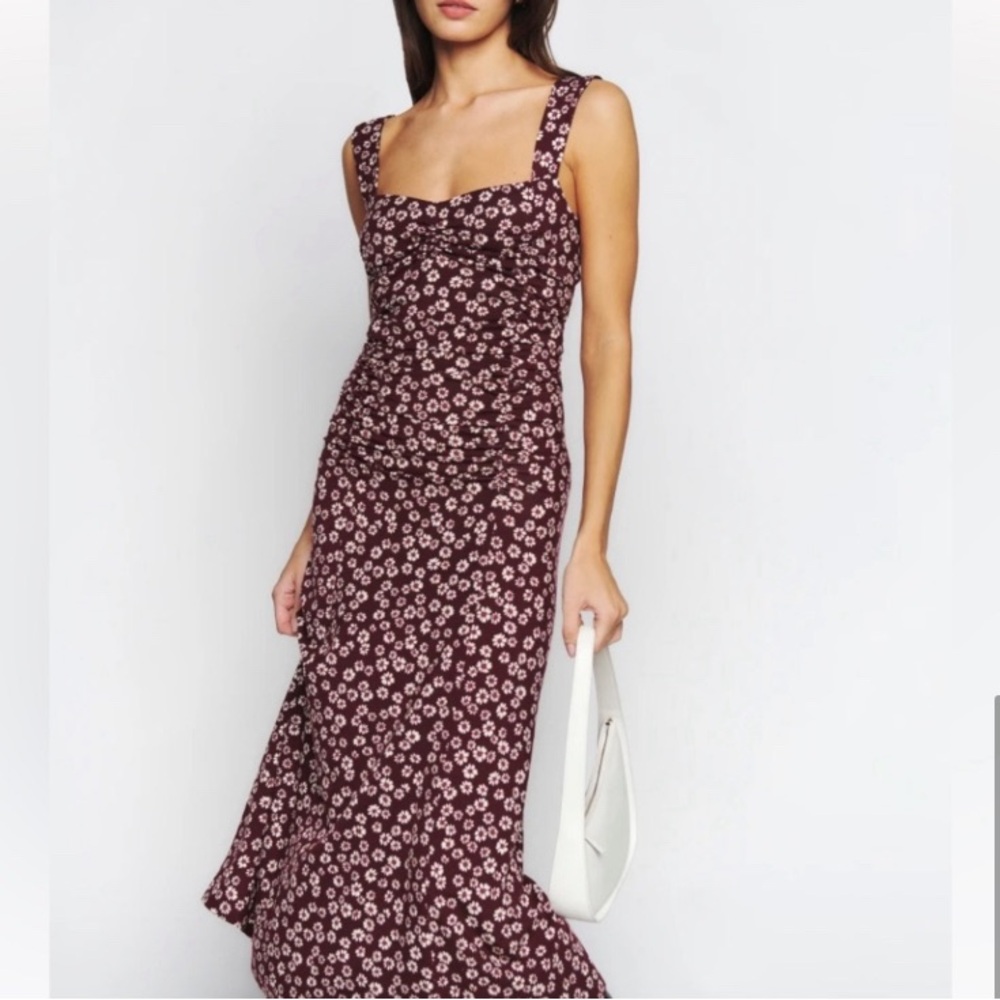 Reformation suvi dress in geena print